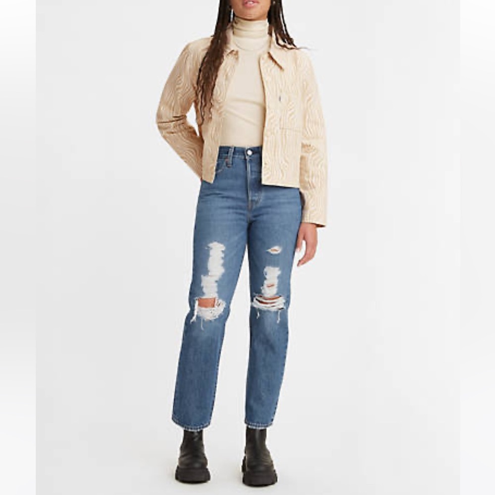 Levi’s WEDGIE STRAIGHT WOMEN'S JEANS 25 W 28 L medium wash